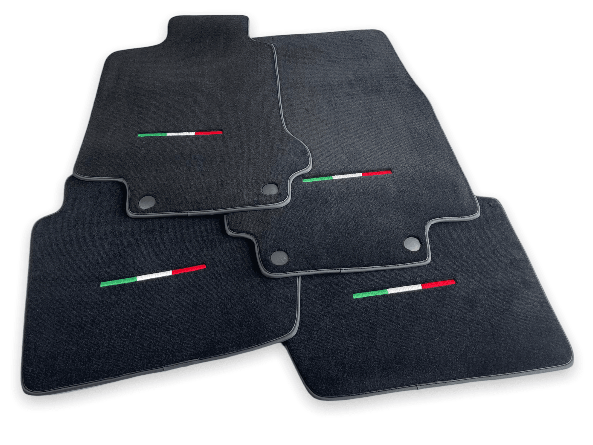 Floor Mats For Maserati GranTurismo Sportline (2009-2019) Black IT Edition - AutoWin