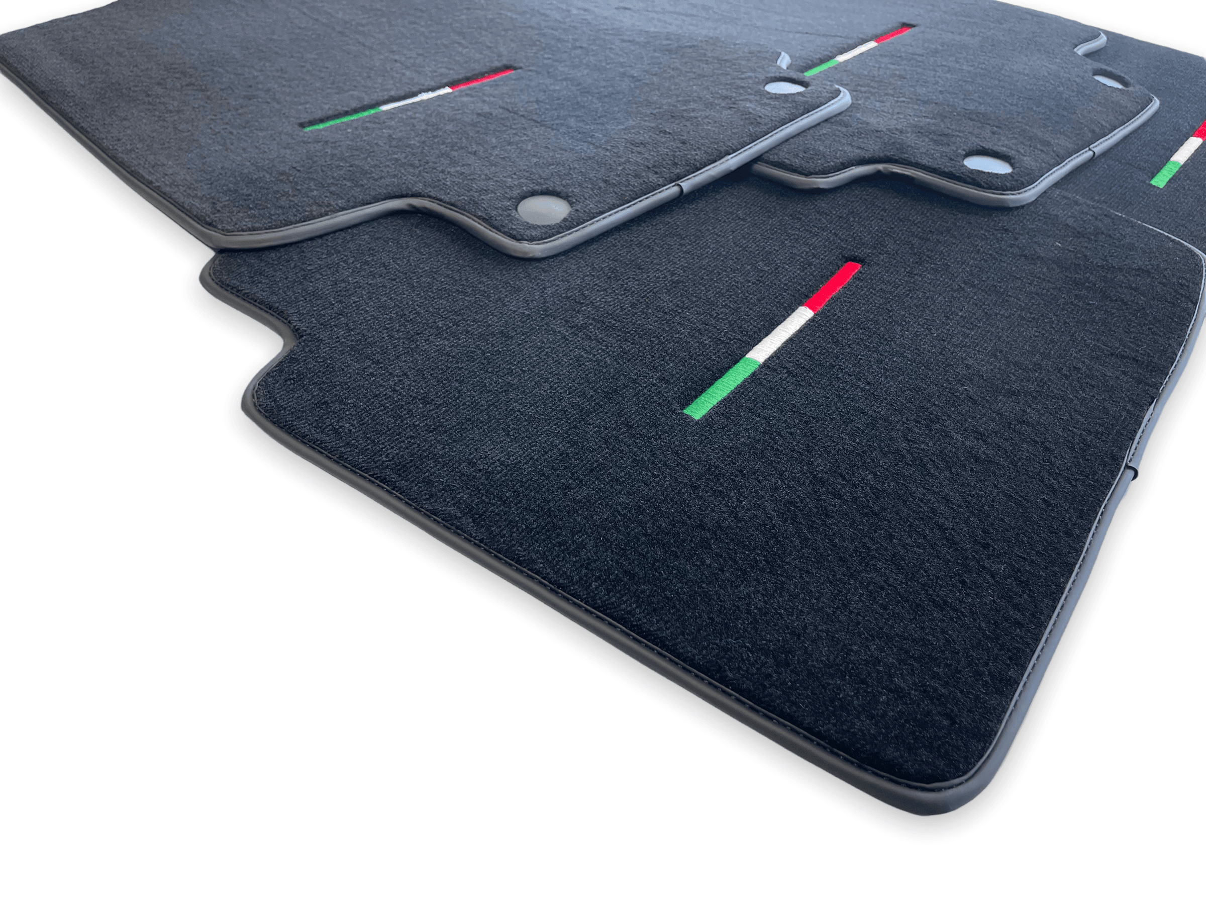 Floor Mats For Maserati GranTurismo Sportline (2009-2019) Black IT Edition - AutoWin
