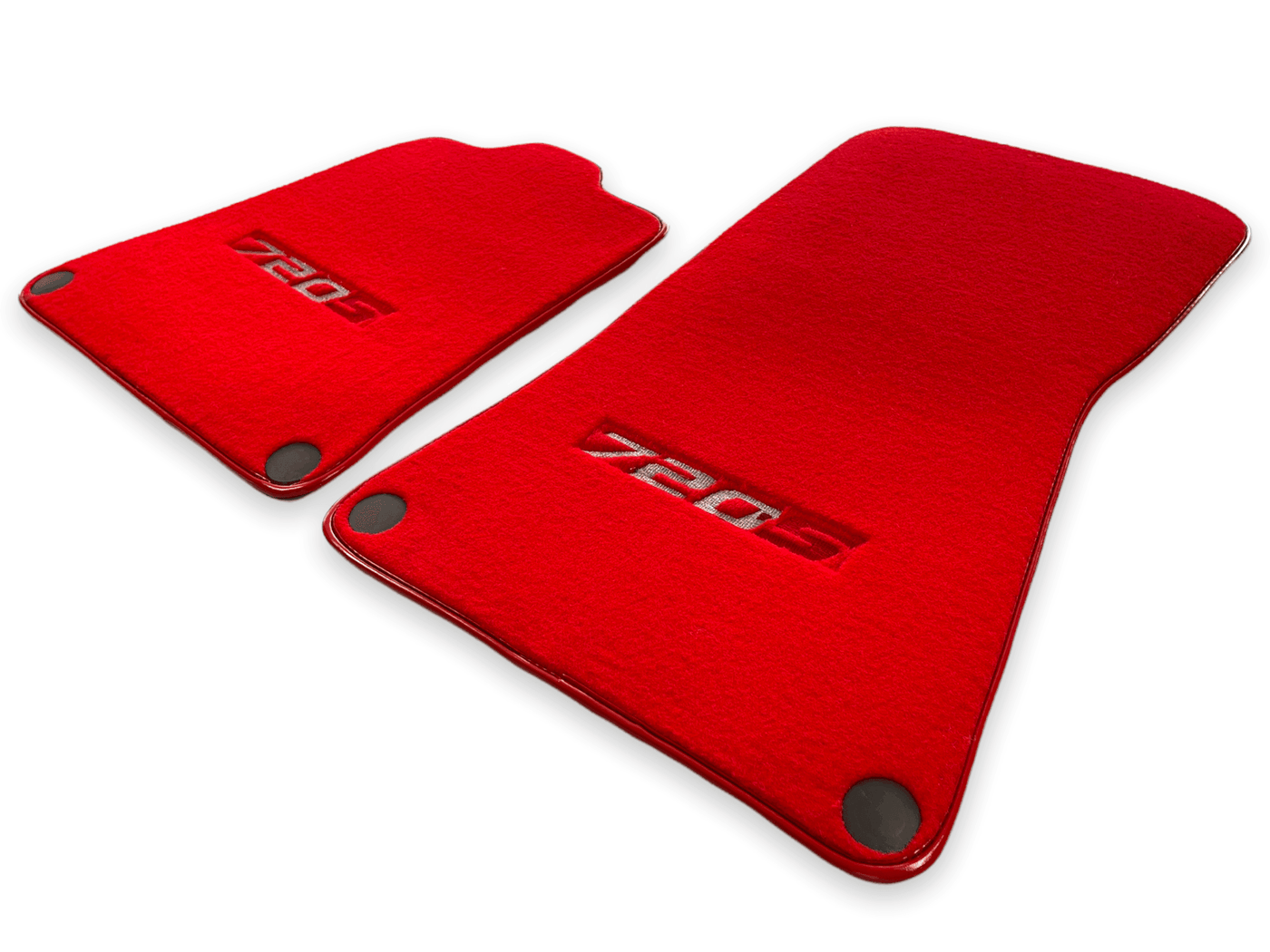 Floor Mats For McLaren 720S Red Tailored Carpets Set AutoWin - AutoWin