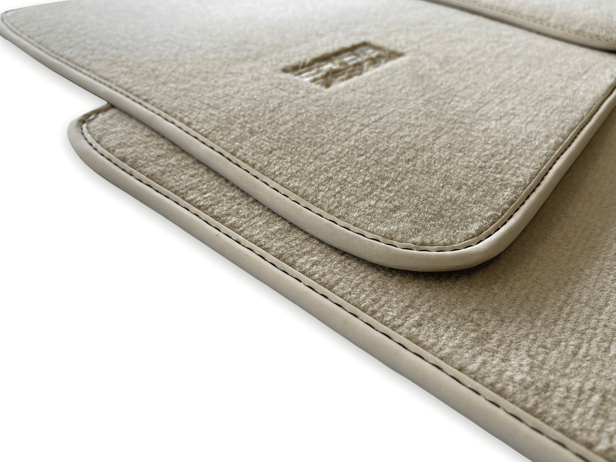 Floor Mats For Rolls Royce Cullinan Rr31 2018-2023 Beige ER56 Design - AutoWin