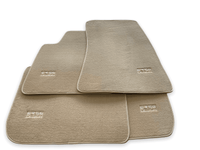 Floor Mats For Rolls Royce Dawn Rr6 2016-2023 Beige ER56 Design - AutoWin