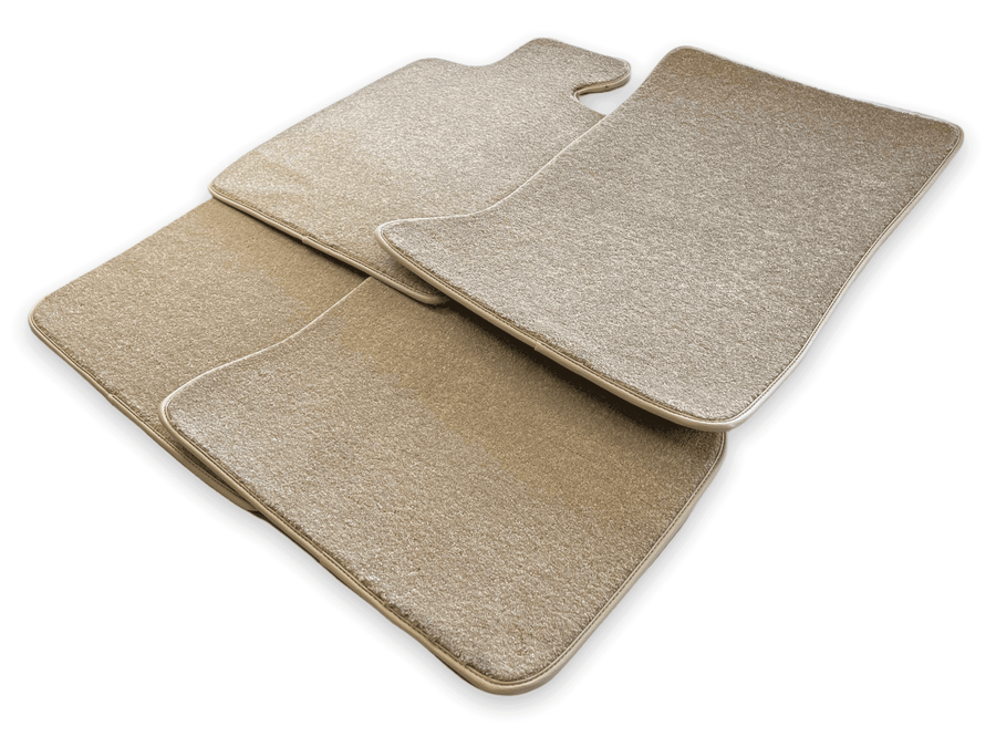 Floor Mats For Rolls Royce Ghost Series II (2021-2024) Beige Luxury Quality - AutoWin
