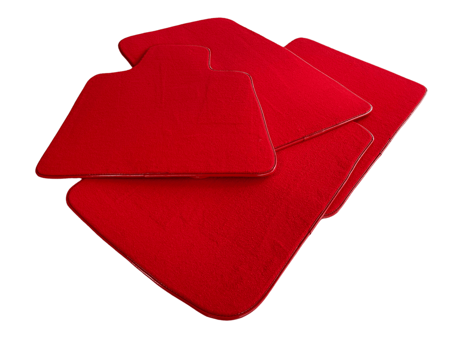 Floor Mats For Rolls Royce Phantom Drophead Coupe 2007–2016 Red - AutoWin