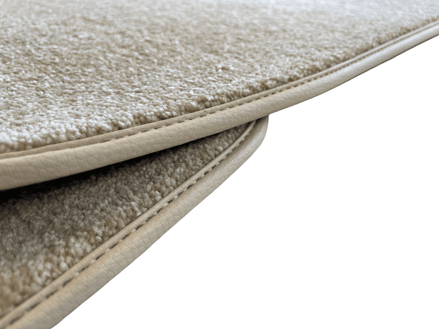 Floor Mats For Rolls Royce Shadow 1965-1977 Beige Luxury Quality - AutoWin