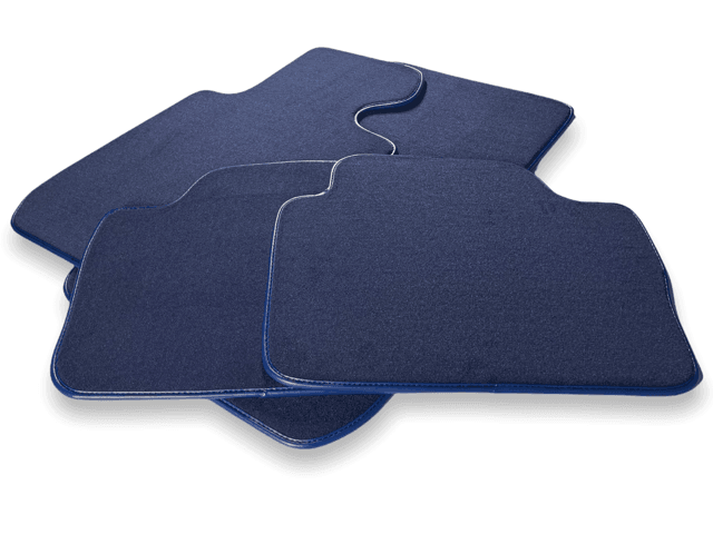 Floor Mats For Rolls Royce Shadow 1965-1977 Dark Blue - AutoWin