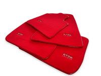 Floor Mats For Rolls Royce Shadow 1965-1977 Red ER56 Design - AutoWin