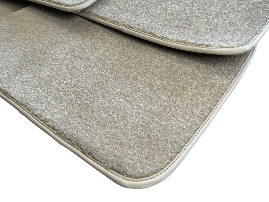 Floor Mats For Rolls Royce Wraith 2013-2023 Beige Luxury Quality - AutoWin