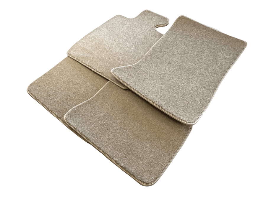 Floor Mats For Rolls Royce Wraith 2013-2023 Beige Luxury Quality - AutoWin