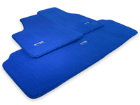 Floor Mats For Tesla Model 3 Blue Tailored Carpets ER56 Design - AutoWin