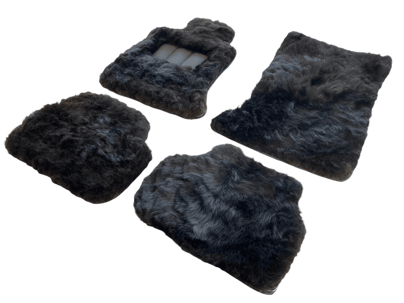 Genuine Sheepskin Floor Mats Rolls Royce Dawn Rr6 2016-2023 Er56 Design Brand - AutoWin