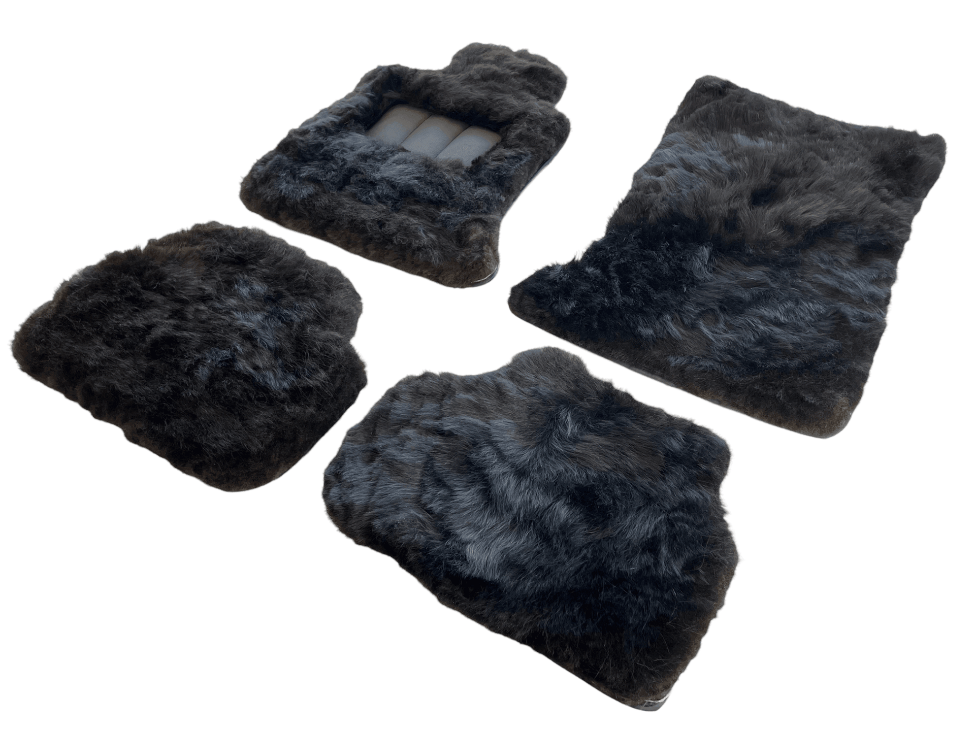 Genuine Sheepskin Floor Mats Rolls Royce Dawn Rr6 2016-2023 Er56 Design Brand - AutoWin