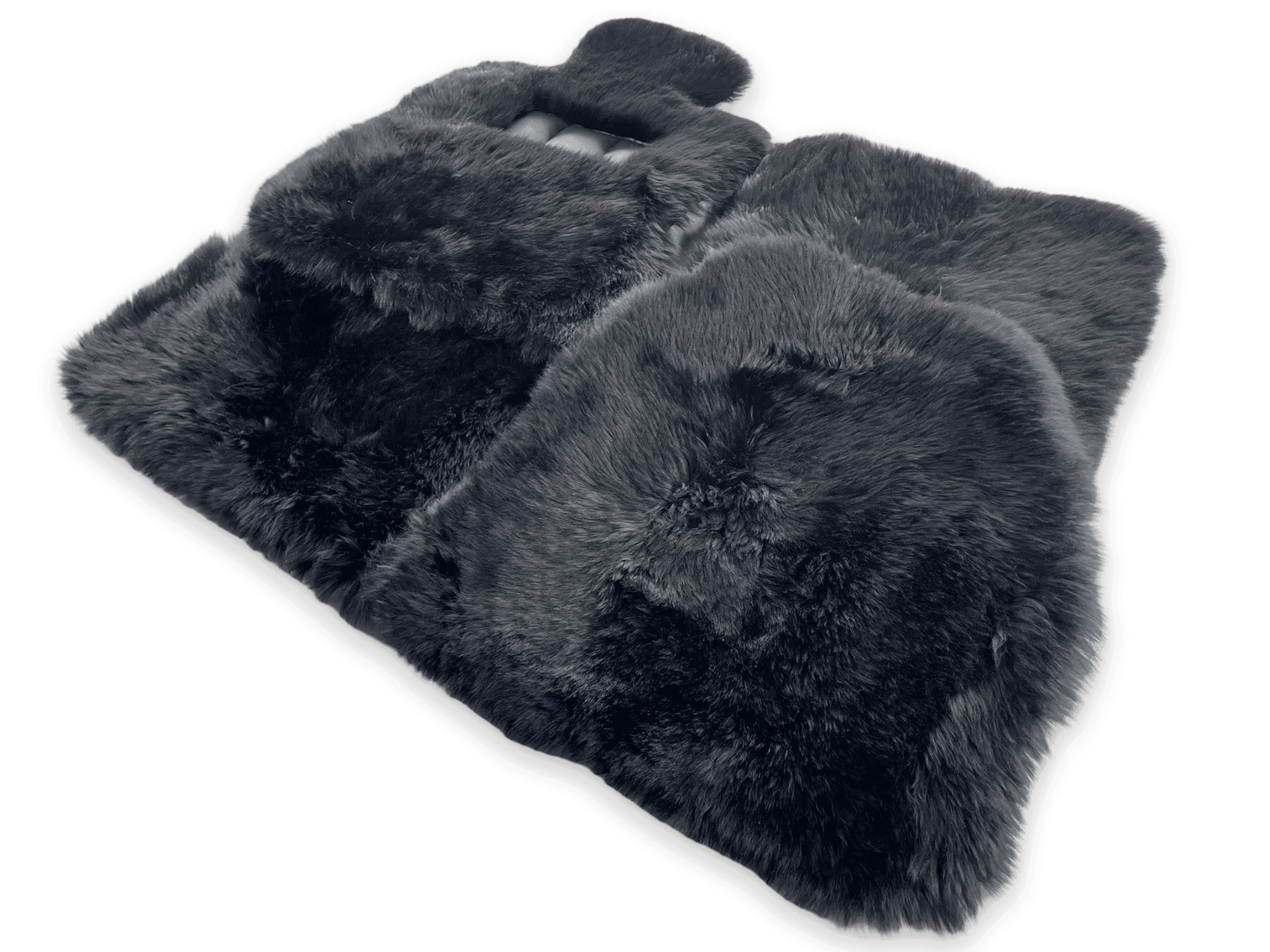 Genuine Sheepskin Floor Mats Rolls Royce Ghost Series II (2021-2024) Er56 Design Brand - AutoWin