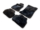 Genuine Sheepskin Floor Mats Rolls Royce Wraith 2013–2023 Er56 Design - AutoWin