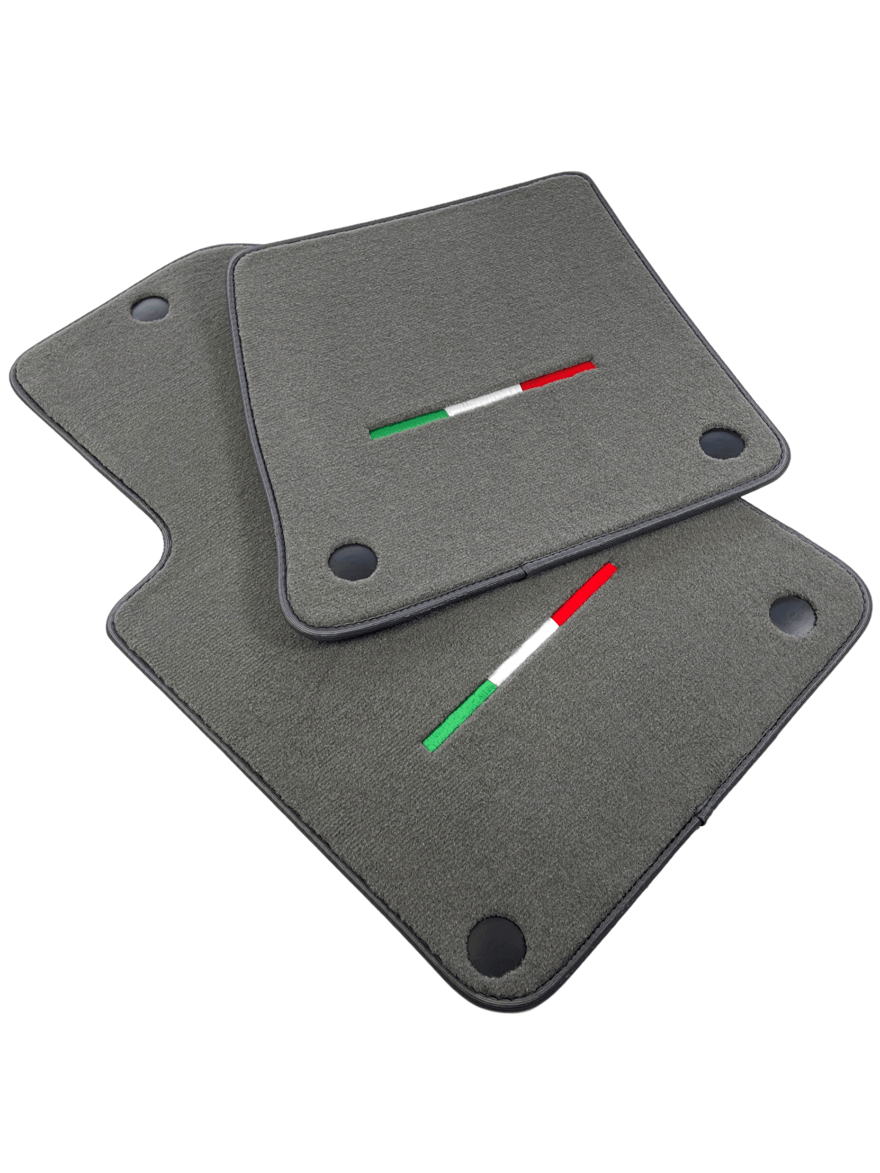 Gray Floor Mats For Ferrari 599 Coupe 2006-2012 Italian Edition - AutoWin