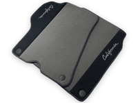 Gray Floor Mats For Ferrari California 2008-2014 With Alcantara - AutoWin