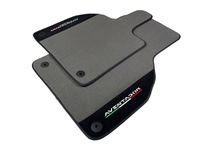 Gray Floor Mats for Lamborghini Aventador With Alcantara Leather - AutoWin