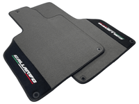 Gray Floor Mats for Lamborghini Gallardo With Alcantara Leather - AutoWin