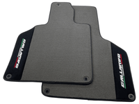 Gray Floor Mats for Lamborghini Gallardo With Alcantara Leather - AutoWin