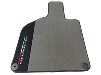 Gray Floor Mats for Lamborghini Huracan With Alcantara Leather - AutoWin