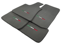 Gray Floor Mats For Maserati Ghibli 2013-2022 Italy Edition - AutoWin