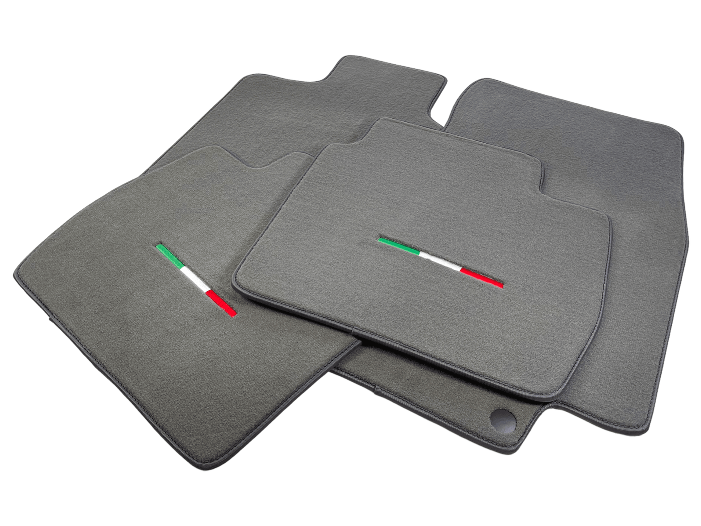 Gray Floor Mats For Maserati GranTurismo (2007-2019) IT Edition - AutoWin