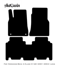 Gray Floor Mats For Mercedes Benz A-Class W168 (2001-2004) | Limited Edition - AutoWin