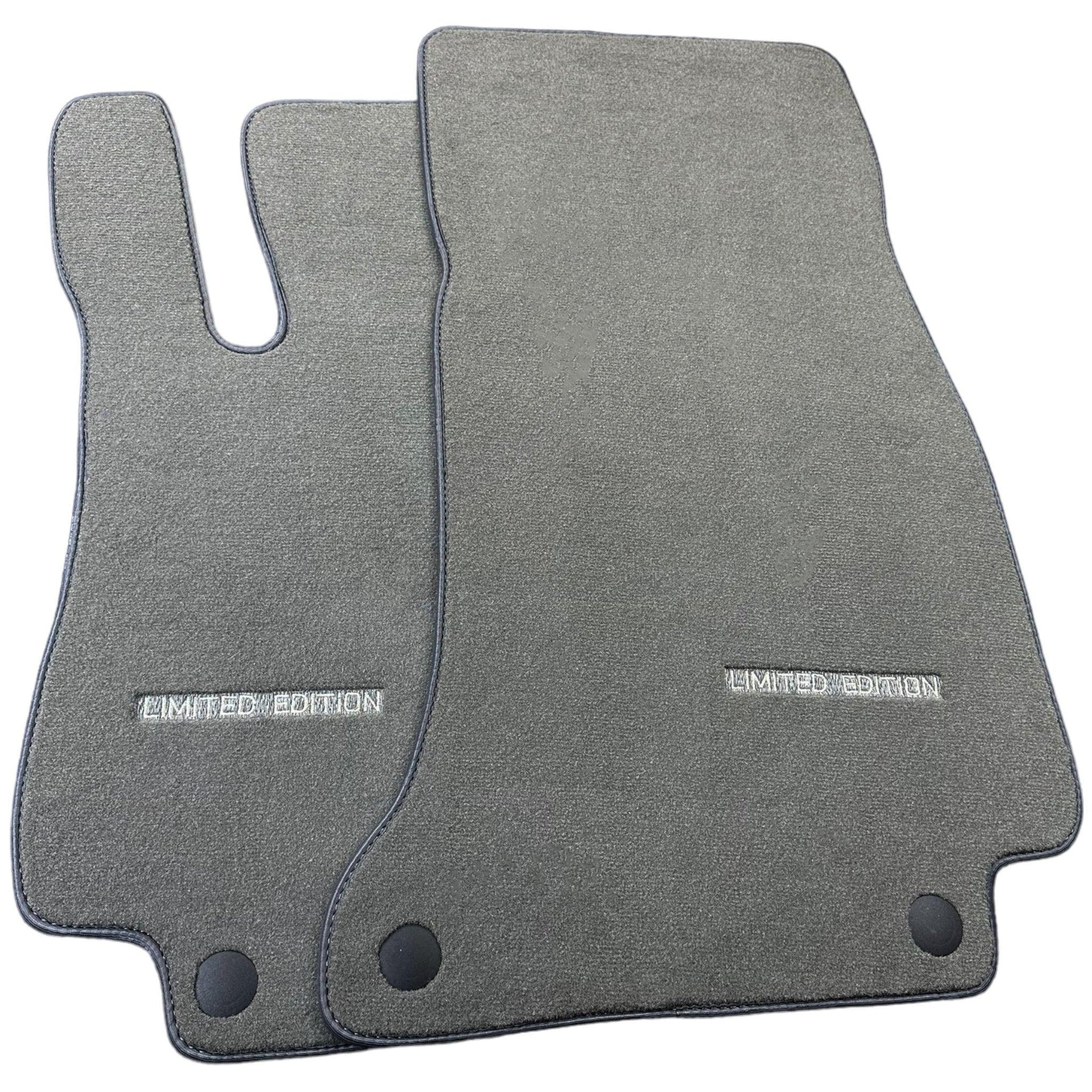 Gray Floor Mats For Mercedes Benz A-Class W176 (2012-2018) | Limited Edition - AutoWin