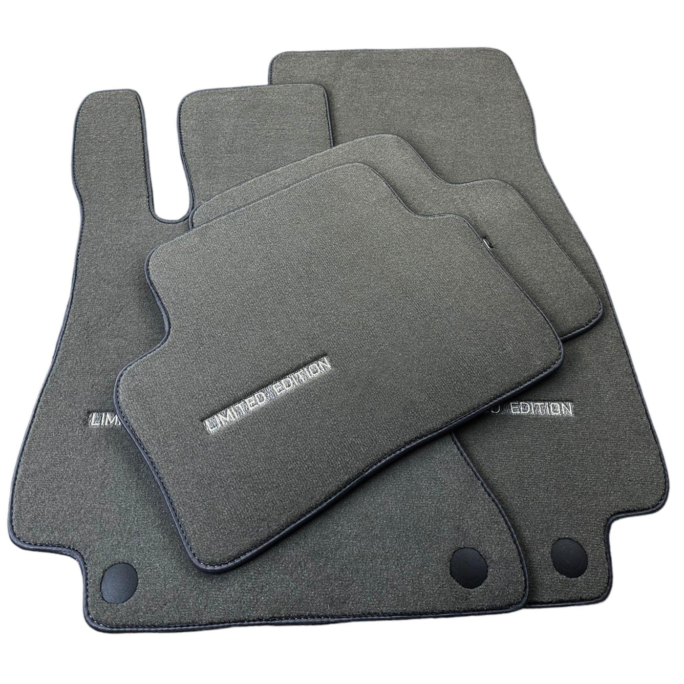 Gray Floor Mats For Mercedes Benz C-Class S205 Wagon Facelift (2018-2023) Hybrid | Limited Edition - AutoWin