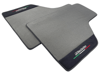 Gray Floor Mats Lamborghini Diablo 1990-2001 Alcantara Leather - AutoWin