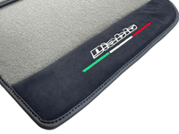 Gray Floor Mats Lamborghini Diablo 1990-2001 Alcantara Leather - AutoWin
