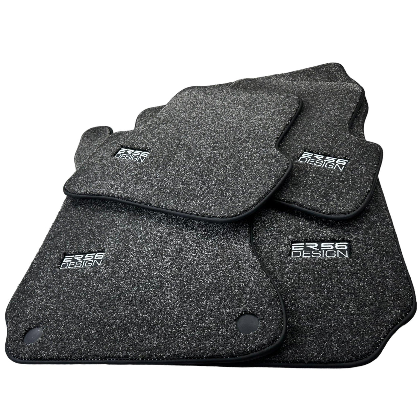 Gray Luxury Floor Mats For Mercedes Benz C-Class W205 Sedan (2014-2018) | ER56 Design - AutoWin