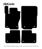 Gray Luxury Floor Mats For Mercedes Benz GLE-Class W166 Allrounder (2015-2019) | ER56 Design - AutoWin