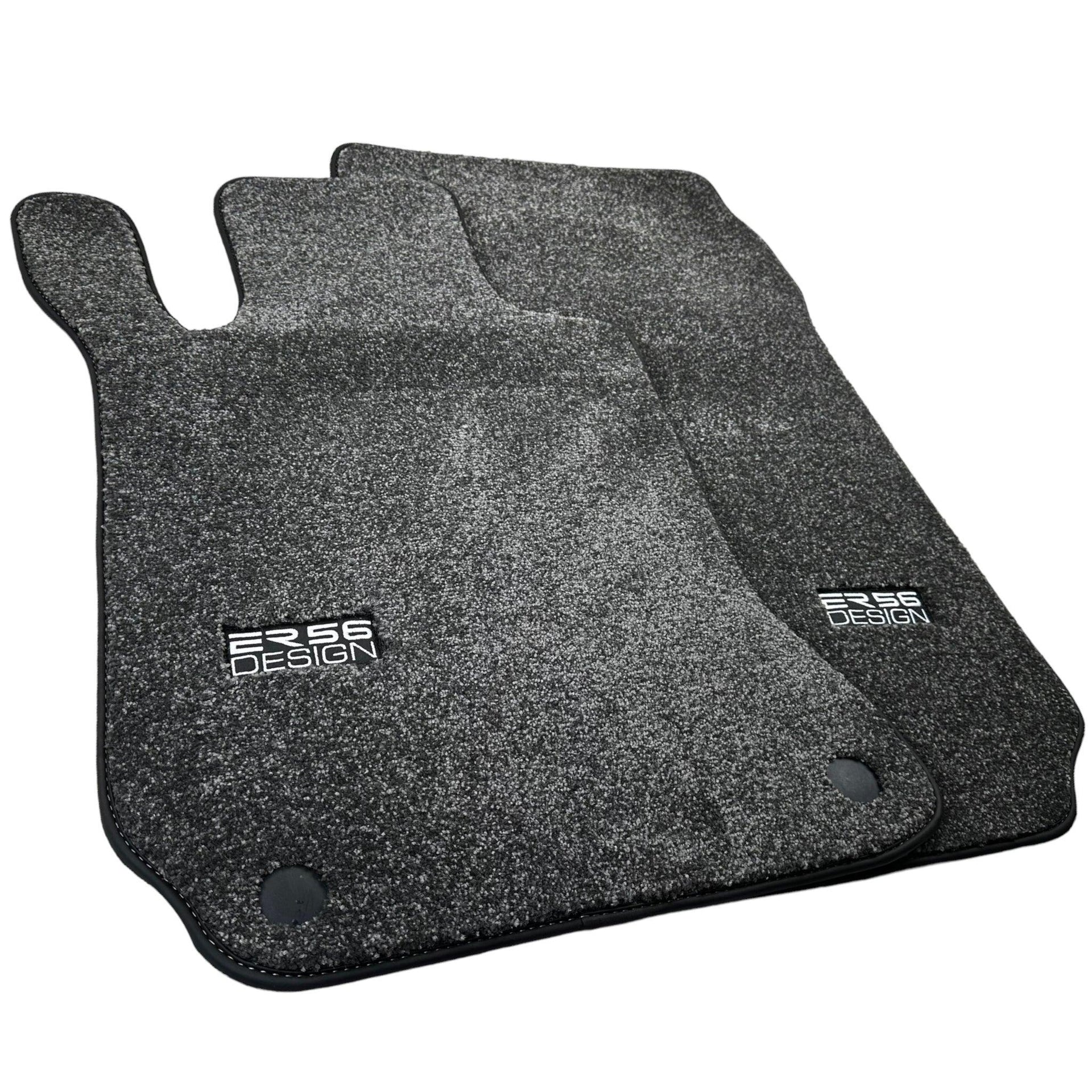 Gray Luxury Floor Mats For Mercedes Benz S-Class C126 Coupe (1981-1991) | ER56 Design - AutoWin