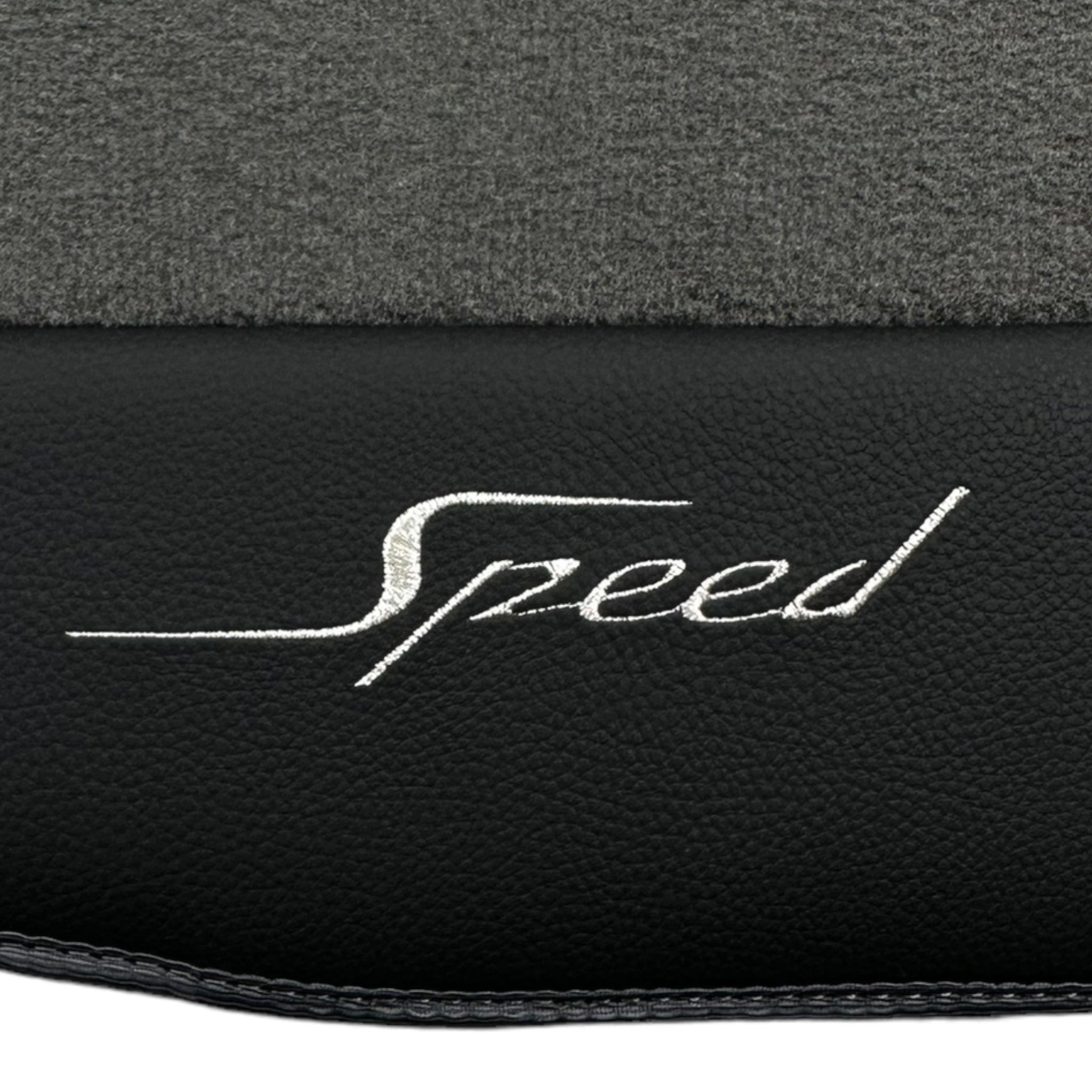 Grey Floor Mats For Bentley Mulsanne (2010-2020) with Leather - AutoWin
