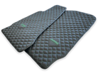Leather Floor Mats For Aston Martin DB9 (2004-2016) ER56 Design - AutoWin
