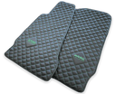Leather Floor Mats For Aston Martin DB9 (2004-2016) ER56 Design - AutoWin