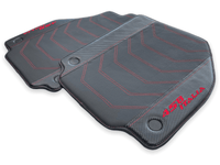 Leather Floor Mats For Ferrari 458 Italia 2009-2015 With Carbon Fiber - AutoWin