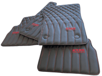 Leather Floor Mats For Mercedes-Benz G Class 1990–2018 W463 ER56 Design - AutoWin