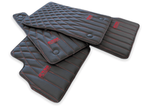 Leather Floor Mats For Mercedes-Benz G Class 1990–2018 W463 ER56 Design - AutoWin