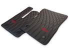 Leather Floor Mats For Mercedes-Benz G Class 1990–2018 W463 ER56 Design - AutoWin