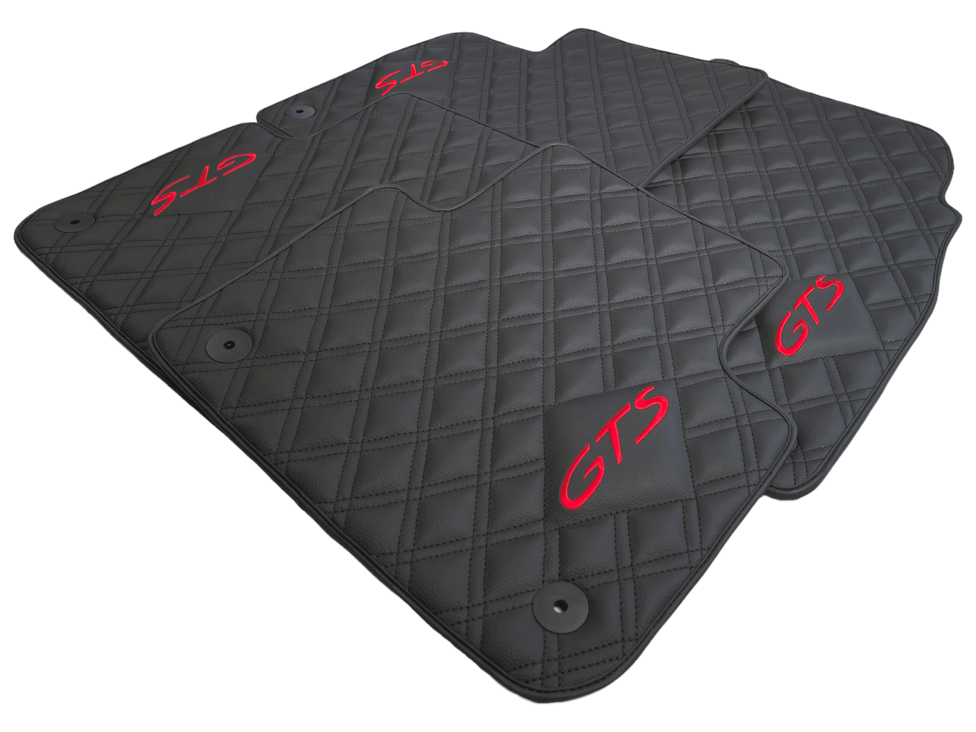 Leather Floor Mats for Porsche Cayenne GTS 2018-2023 - AutoWin