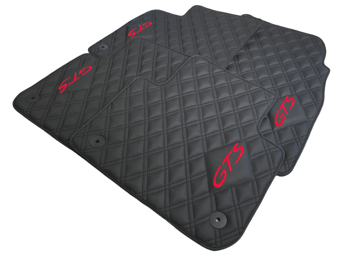 Leather Floor Mats for Porsche Cayenne GTS 2018-2023 - AutoWin