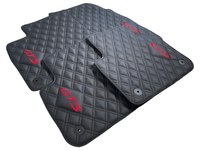 Leather Floor Mats for Porsche Cayenne GTS 2018-2023 - AutoWin