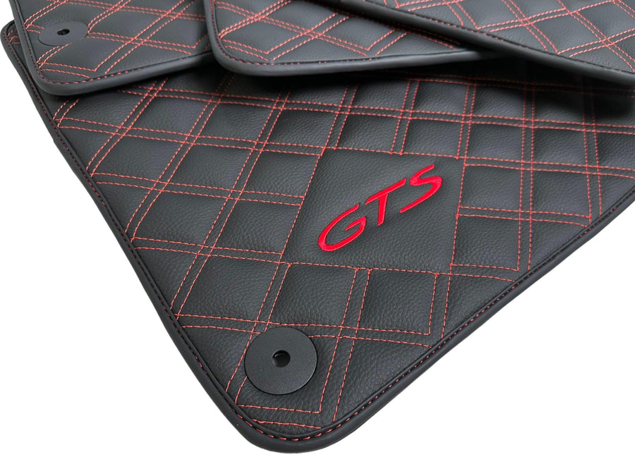 Leather Floor Mats for Porsche Panamera (2009-2016) - AutoWin