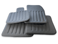 Leather Floor Mats for Rolls Royce Black Badge Phantom VIII (2017-2024) Black - AutoWin