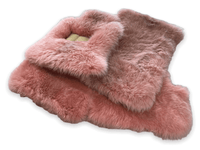 Pink Sheepskin Floor Mats for Rolls Royce Phantom VIII (2017-2024) ER56 Design Brand - AutoWin
