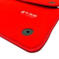 Red Floor Mats for A6 - C8 Avant (2018-2023) | ER56 Design - AutoWin