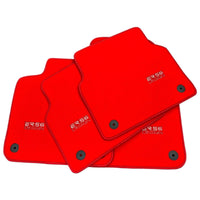 Red Floor Mats for A6 - C8 Avant (2018-2023) | ER56 Design - AutoWin