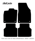 Red Floor Mats for Audi Q4 E-tron Sportback (2021-2024) | ER56 Design - AutoWin