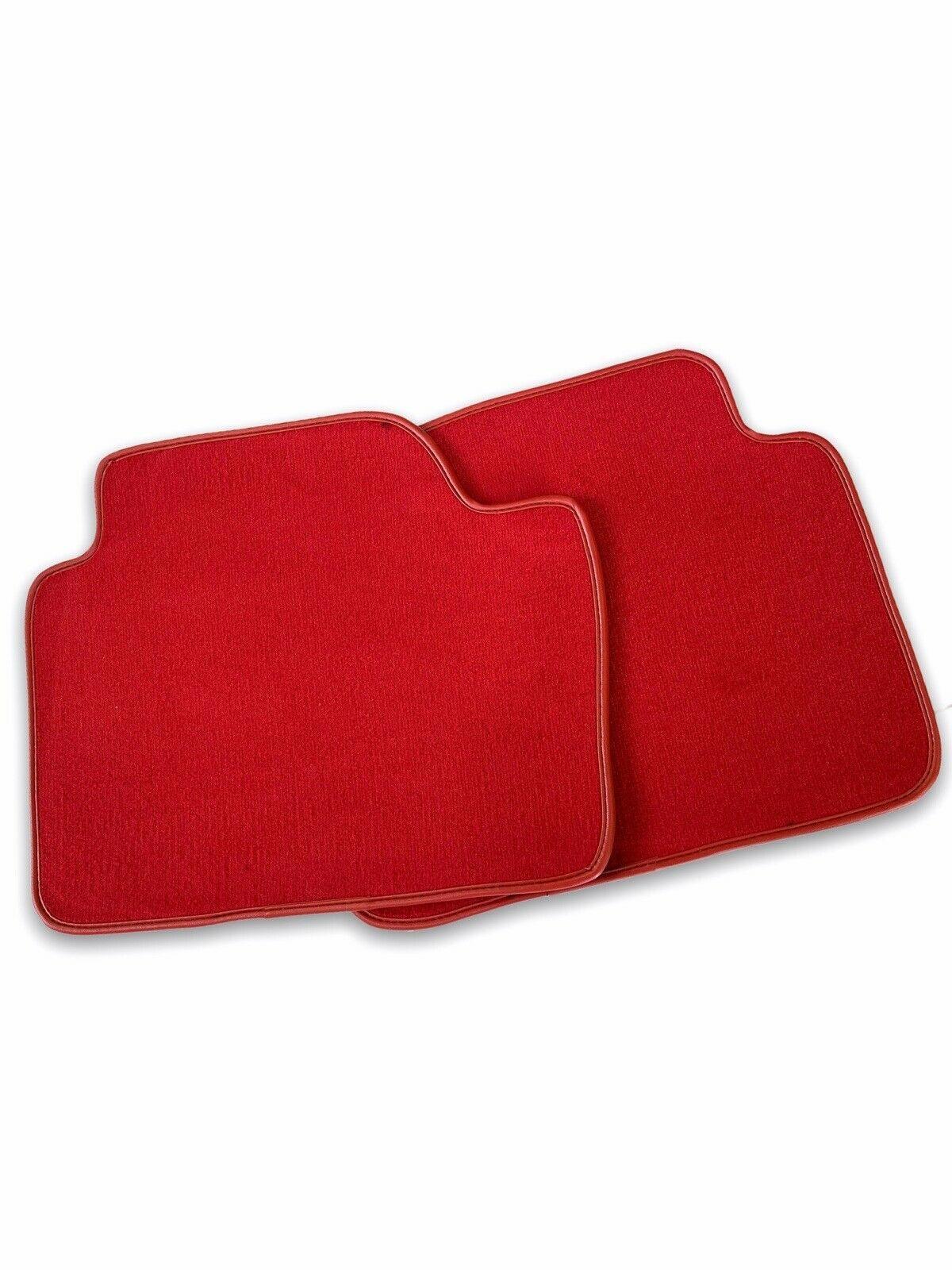 Red Floor Mats For BMW 3 Series E36 Convertible ROVBUT Brand Tailored Set Perfect Fit Green SNIP Collection - AutoWin